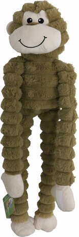 Boon hond speelgoed aap corduroy met piep 90cm