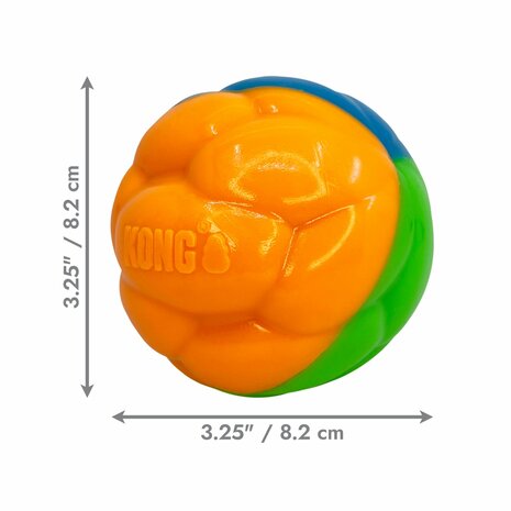 Kong twistz high viz ball large