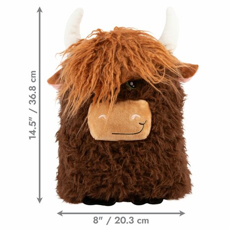 Kong comfort jumbo highland cow assortie XL