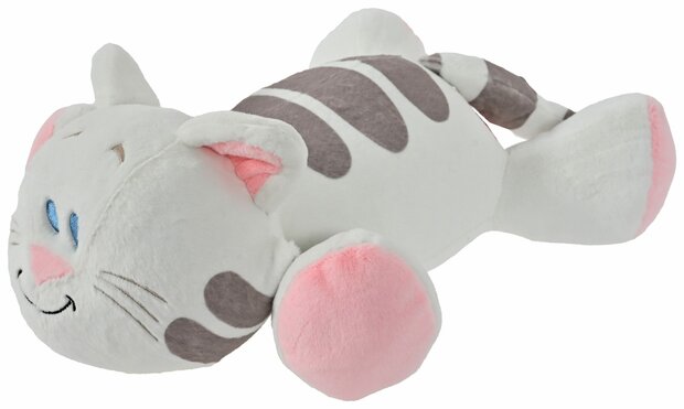 Woezel &amp; Pip buurpoes pluche liggend+piep 40cm