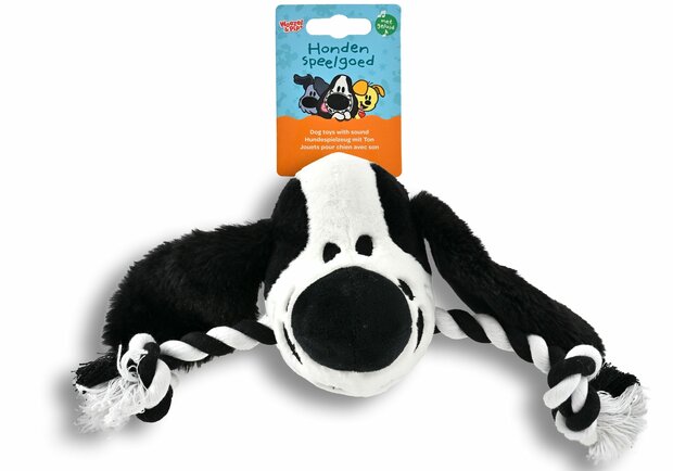 Woezel &amp; Pip charlie pluche+flosstouw+piep 35cm