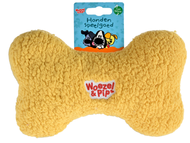 Woezel &amp; Pip bot pluche + piep bruin 30cm