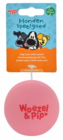 Woezel &amp; pip bal latex pip roze 7,5cm