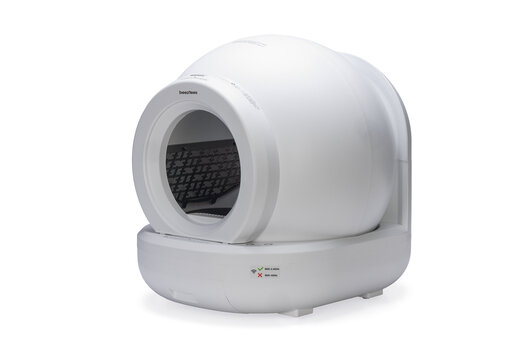 Beeztees Moeza Automatische Kattenbak Wit 57x56x62 cm