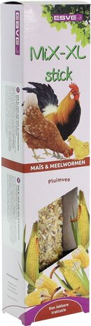 Esve MiX-XL stick Pluimvee Ma&iuml;s+Meelworm 1 st