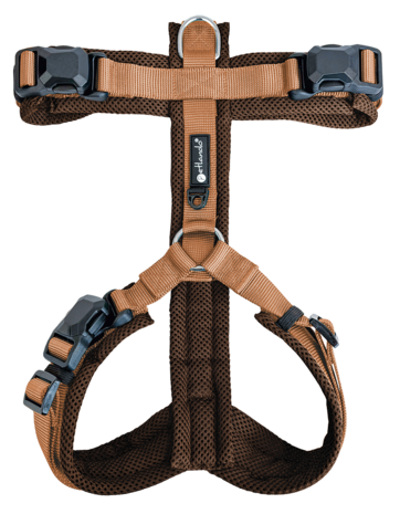 Petlando Magnetech Y-Comfort harnas Mokka/Cognac