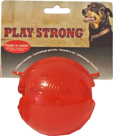 Playstrong Rubberen bal Rood