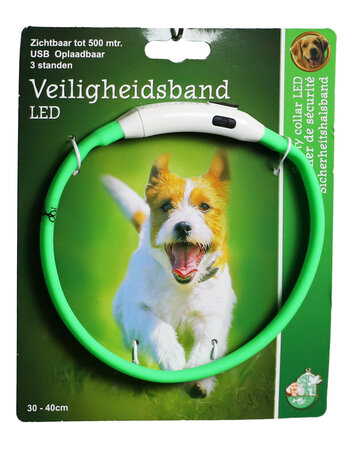 Boon veiligheidshalsband LED verstelbaar 