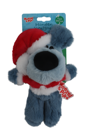 Woezel &amp; pip kerstwoezel pluche+touwskelet 23cm