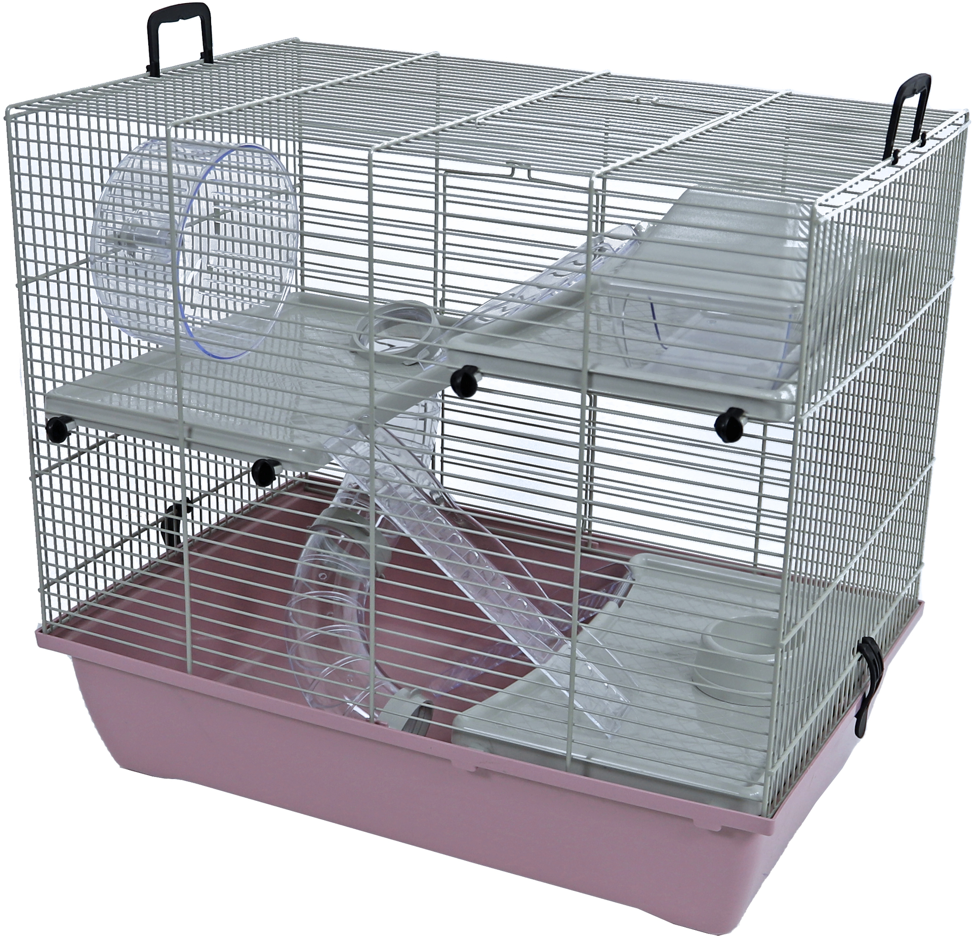 hamsterkooi 3, pastel roze - huisdierspecialisten